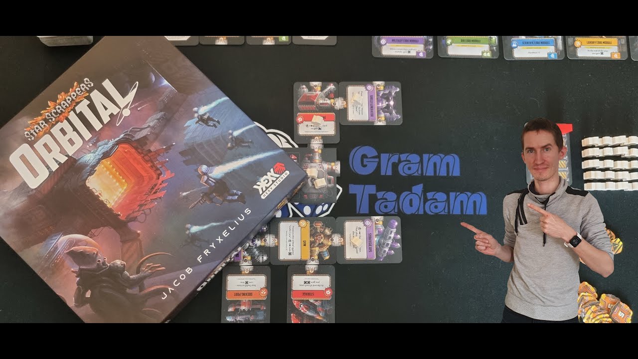 Gram Tadam recenzja Star Scrappers Orbital gra planszowa