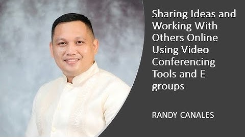 Share Ideas and Work With Others Online