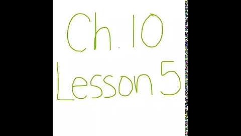 Math Chapter 9 Lesson 5
