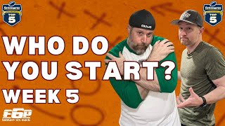 Fantasy Football Week 5 Who Do I Start Who Do I Sit Rankings