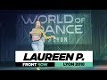 Ref:voLC2BnkMBs Laureen parruitte | frontrow | world of dance lyon 2018