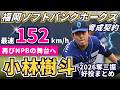 【福岡ソフトバンクホークス育成契約】最速152km/h #小林樹斗 投手が再びNPBへ！【2026奪三振・好投まとめ】