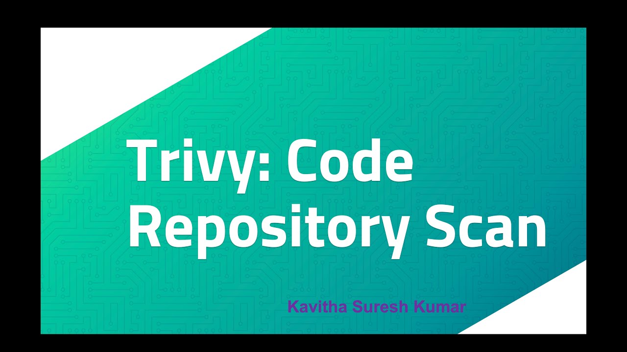 Trivy: Code Repository Scan - YouTube