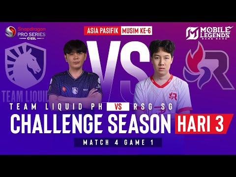 TLPH VS RSG | SPS Mobile Challenge Season | MLBB | S6 Hari 3 | MATCH 4 GAME 1