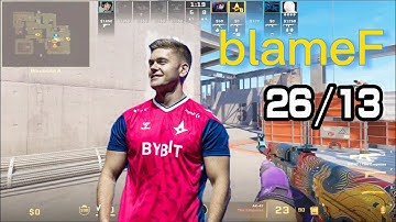 blameF VERTIGO POV （26/13）w/smooya￨ 5 Triple Kills￨ (CS2 FACEIT POV) Dec 22, 2023