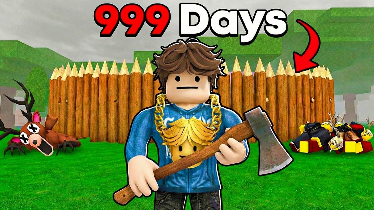 Can I Survive 999 NIGHTS in the Forest..