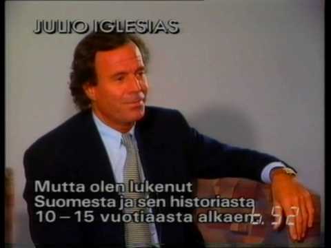 Julio Iglesias interview by Tomi Lindblom (1992) / Finland
