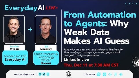 From Automation to Agents: Why Weak Data Makes AI Guess