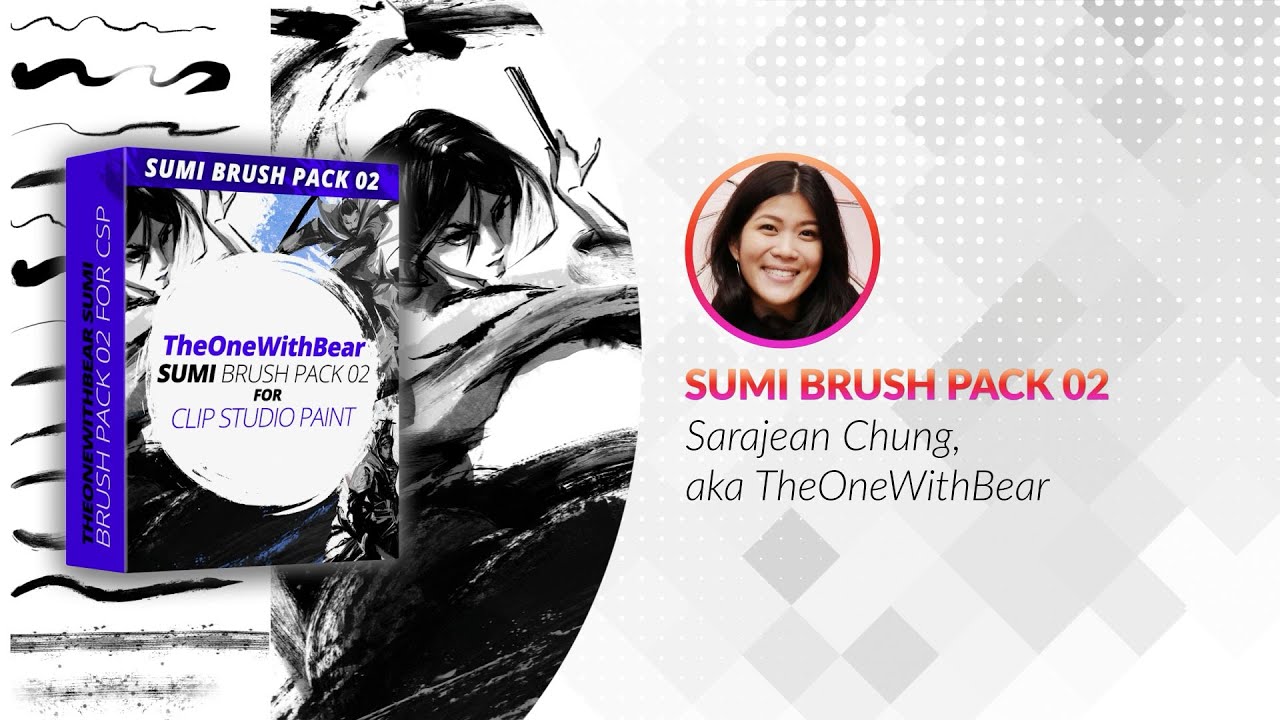 TheOneWithBear SUMI Brush Pack 02 for CLIP STUDIO PAINT