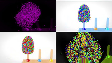 Learn Numbers with Colorful Balls Ice Cream Sponsored By Klasky Csupo 2001