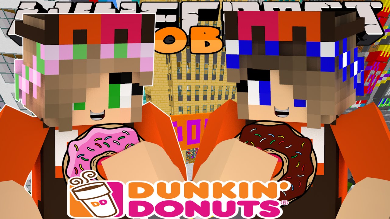 Работа в Minecraft: Приключения маленькой Келли — РАБОТА В DUNKIN' DONUTS!