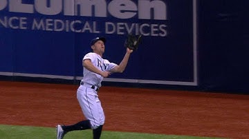 KC@TB: Bourjos makes a nice catch on the run in right