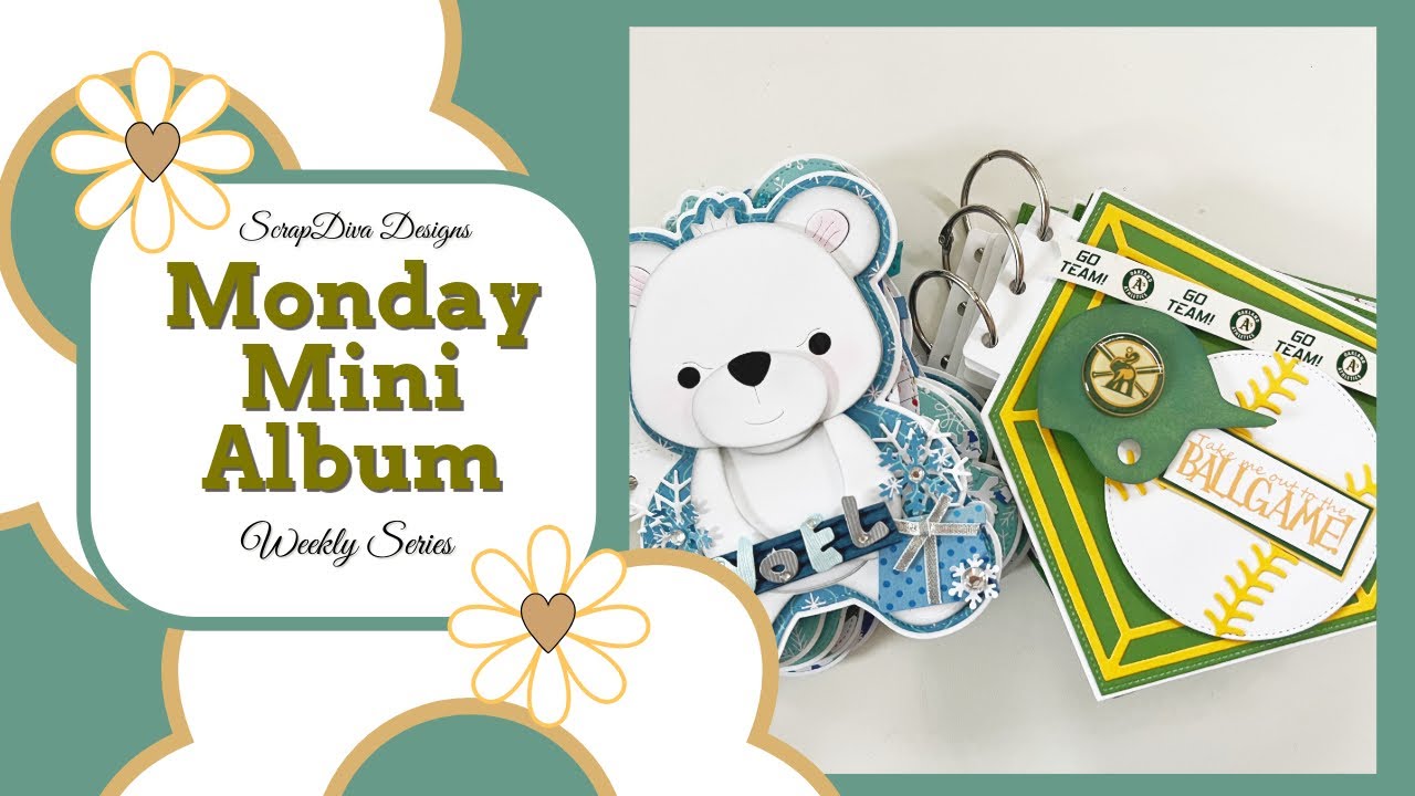 Мини-альбом понедельника, последние альбомы года! @ScrapDiva29 Дизайны декабря