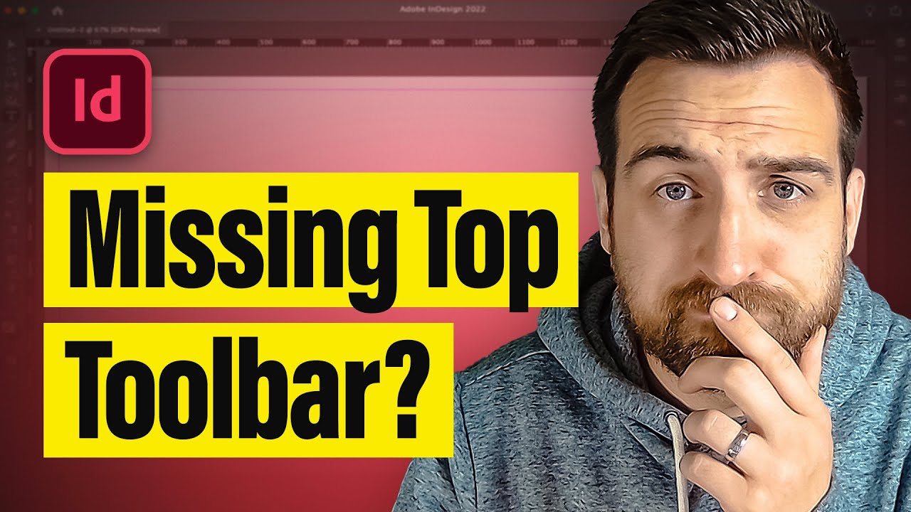 How To Get Top Toolbar Back In InDesign Tutorial YouTube How To Get Top Toolbar Back In InDesign Tutorial YouTube