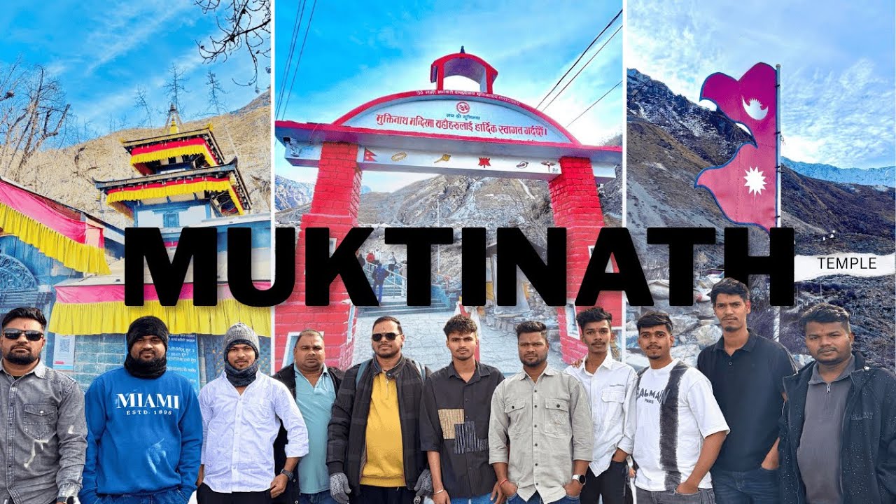 Visiting  Muktinath  Temple 🛕🙏🏻 || Part 3 Of Nepal Trip 🇳🇵🏔️|| Vlog 4 📸 || 
