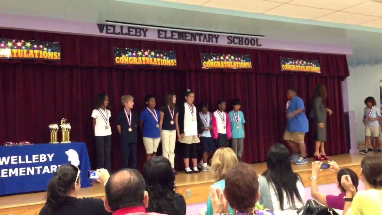 Welleby elementary reading awards 2013 YouTube
