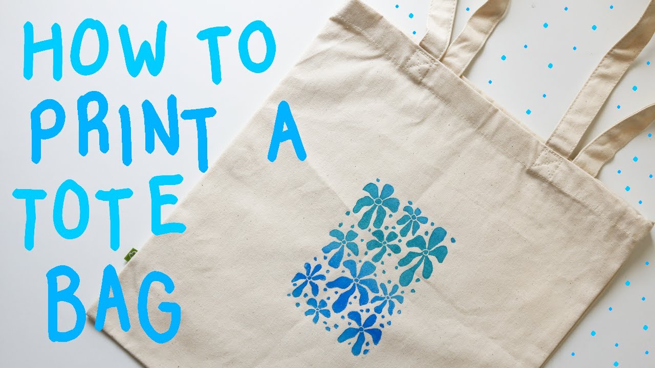 DIY: Handprinted Tote Bags with Natural Stamps - Luloveshandmade