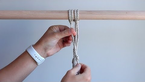 DIY Macrame Tutorial - Barrel Knot!