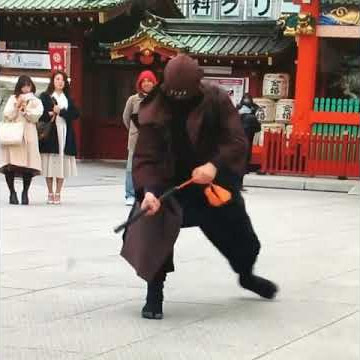 Ninjutsu demo in japan