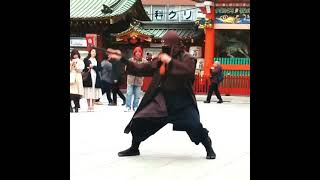 Ninjutsu demo in japan