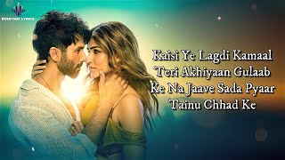 Akhiyaan Gulaab (LYRICS) - Teri Baaton Mein Aisa Uljha Jiya | Shahid Kapoor, Kriti Sanon | Mitraz