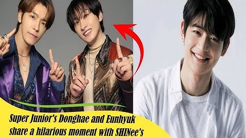 Super Junior Donghae and Eunhyuk share a hilarious moment with SHINee Minho, #kpop 