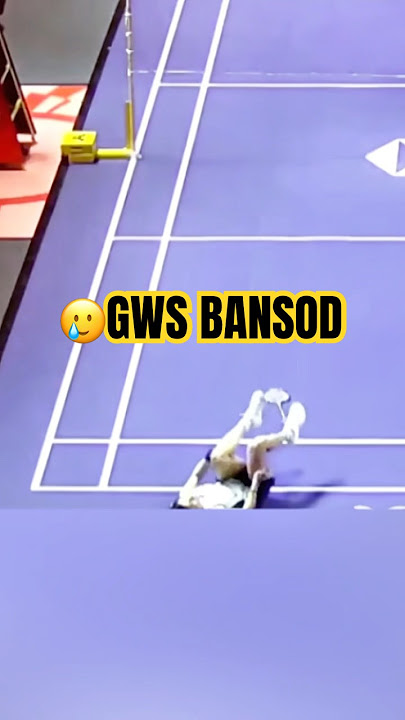 Detik-Detik Lawan Putri KW Mengalami Cidera 😱 #moments #injury #badminton #indonesiaopen2025