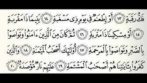 سورة البلد القارئ بندر بليلة