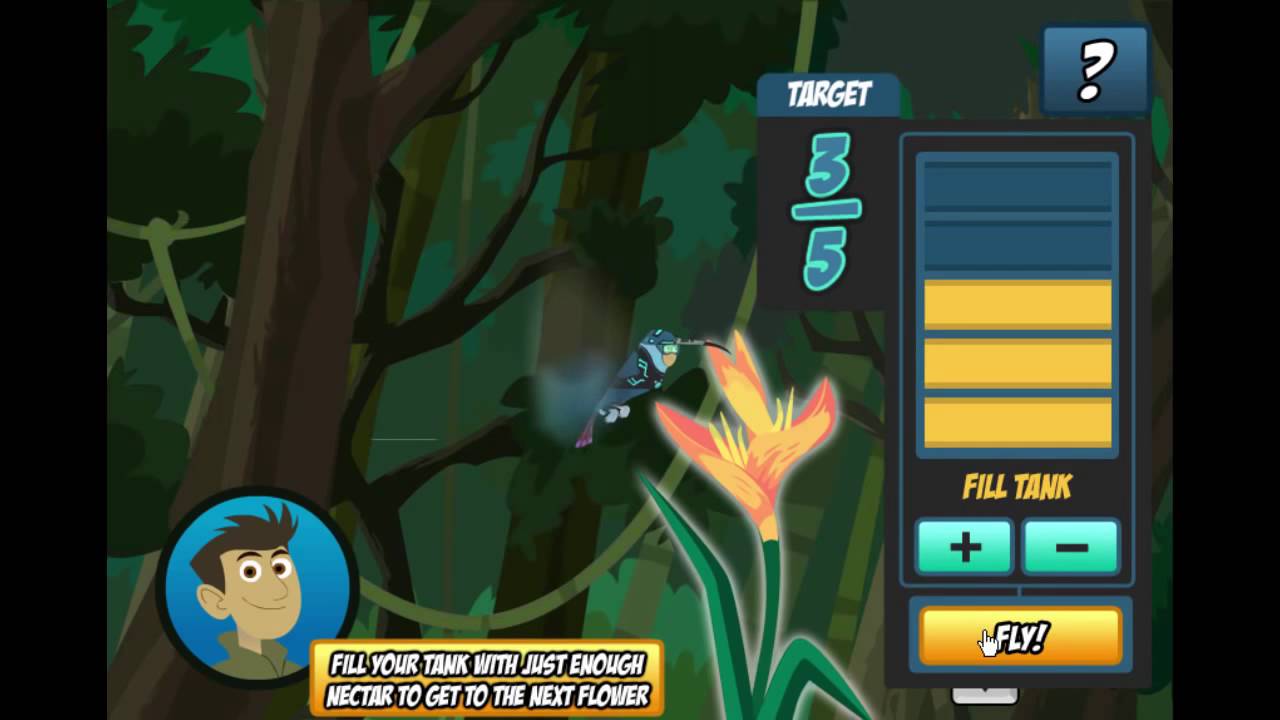 wild kratts hummingbird hover flower flyer cartoon animation pbs flower flyer wild kratts