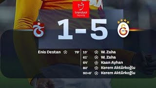 Trabzon Galatasaray maçı gol özeti