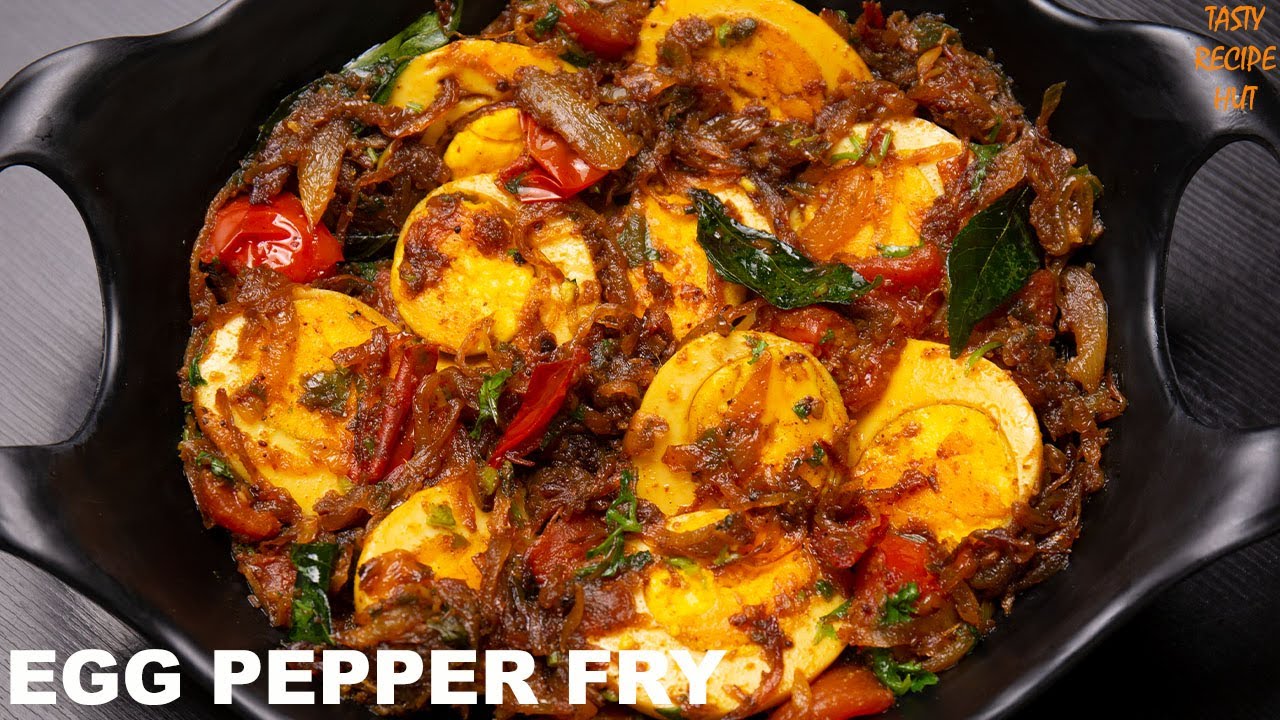 Egg pepper fry Recipe ! Spicy Egg Fry ! Anda Kalimirch Masala ! Egg Recipe | Tasty Recipe Hut