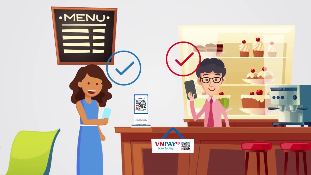 Hướng dẫn thanh toán VNPAY-QR trên ứng dụng Mobile Banking của các ngân hàng (VN-ENG)