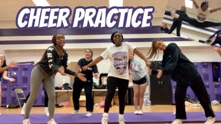 VLOGMAS DAY 5 | Basketball Cheer Practice