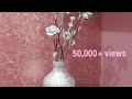 how to make vase and flowers with aluminium foil #craftbeauty