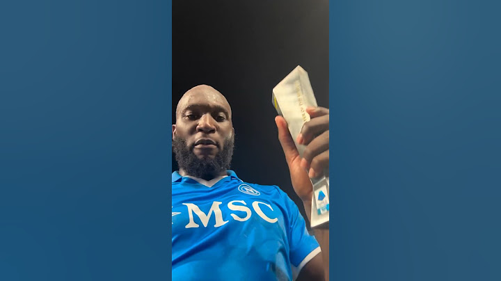 LUKAKU 📲 manda un messaggio a tutti i TIFOSI del NAPOLI 🔥💙