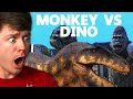 I Spent $200 on a DINOSAUR GAME so YOU DONT HAVE TO! - Monkey vs Dino