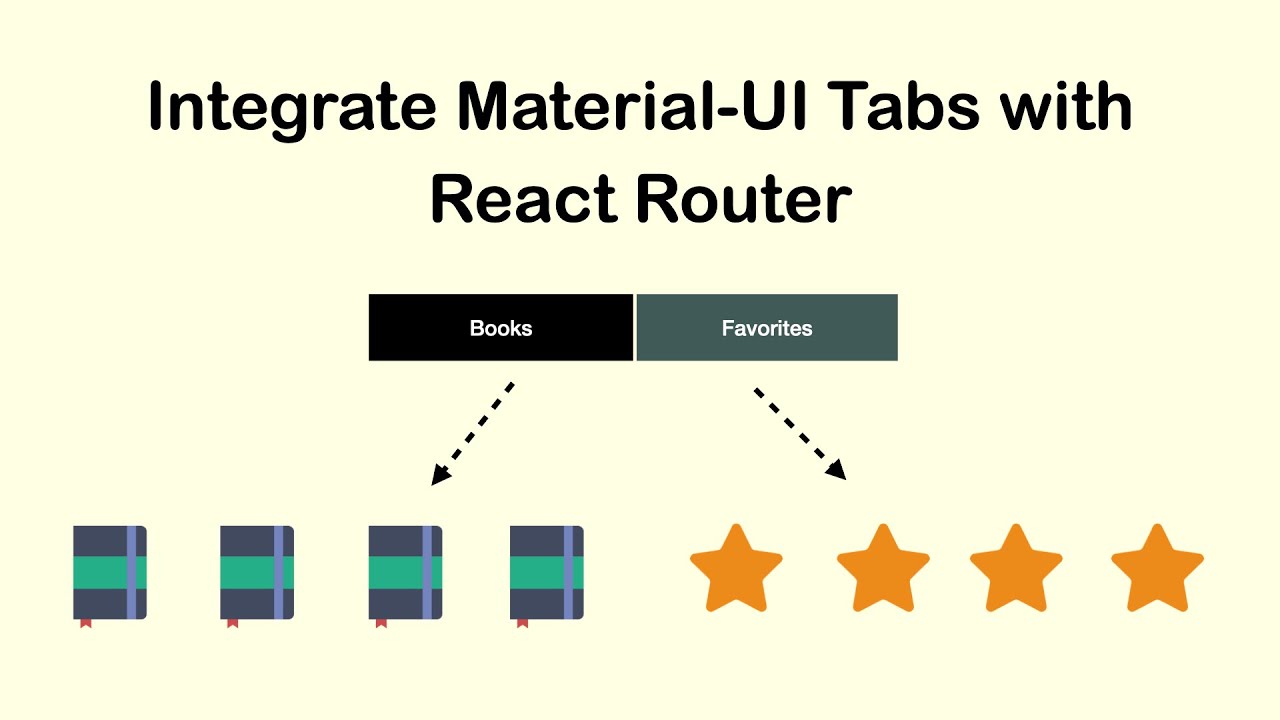 Goed opgeleid zuur in stand houden How to integrate Material-UI's Tabs with react router? - YouTube