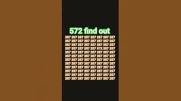 check your eyes 👀 find the odd number 572 #mathpuzzle #logicriddles #puzzleday #quizness #braintest