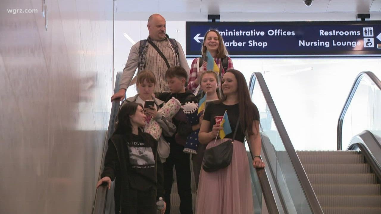 Ukraine family arrival to Buffalo