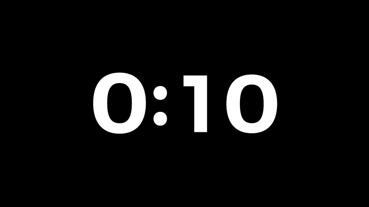 10 Seconds | Timer Countdown With Sound Effects 4K 🔥 ( No Copyright ...