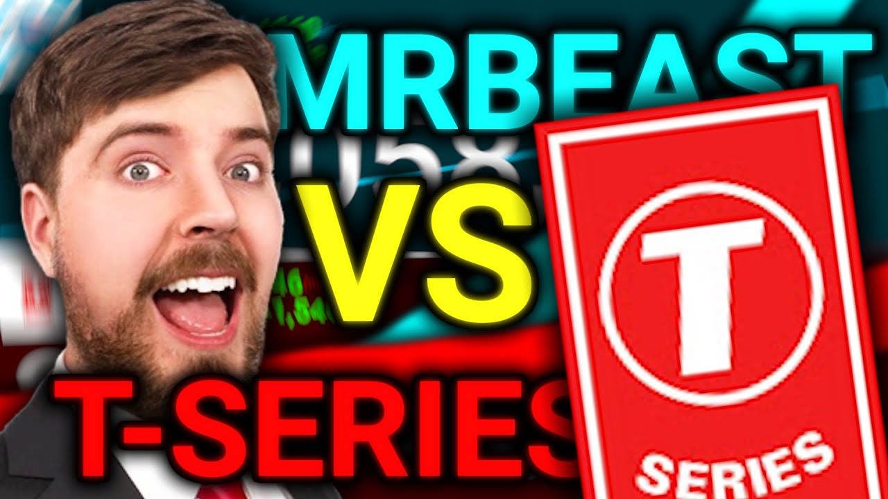 ⁣MrBeast vs T-Series: THE BATTLE FOR #1