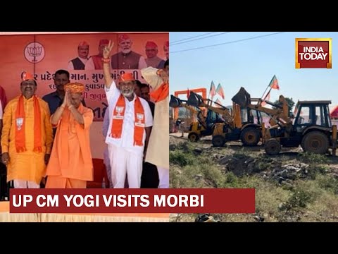 Gujarat Polls: Bulldozers, Ram Mandir Mark UP CM Yogi Adityanath’s Entry In Morbi | Ground Report