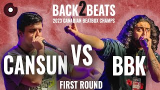 CANSUN vs BBK | 2023 Canadian Beatbox Champs | 1st Round