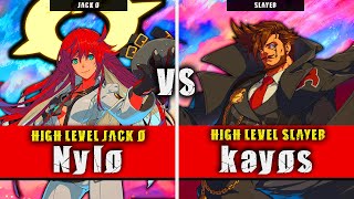 GGST | Nylo (Jack O) VS kayos (Slayer) | Guilty Gear Strive High level gameplay