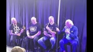 Dustin Rhodes, Ric Flair, Kevin Nash and Scott Hall  - Legends Panel. #wrestling #nwo #ricflair