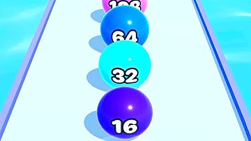 Soft Ball Run Merge 2048 ! All Levels Gameplay (297-302) android, ios