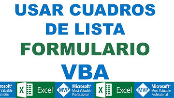 Cuadro de Lista en Formularios VBA | Formularios en Excel | Lección 8
