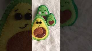 Kawaii Felt Avocado Family