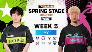 Overwatch League 2023 Season | Spring Stage Qualifiers West | Week 5 Day 1