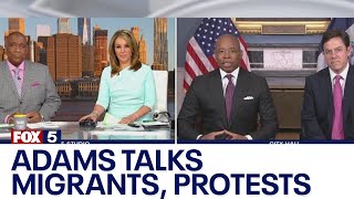 Gdny: Mayor Adams Talks Migrants, Columbia Protests